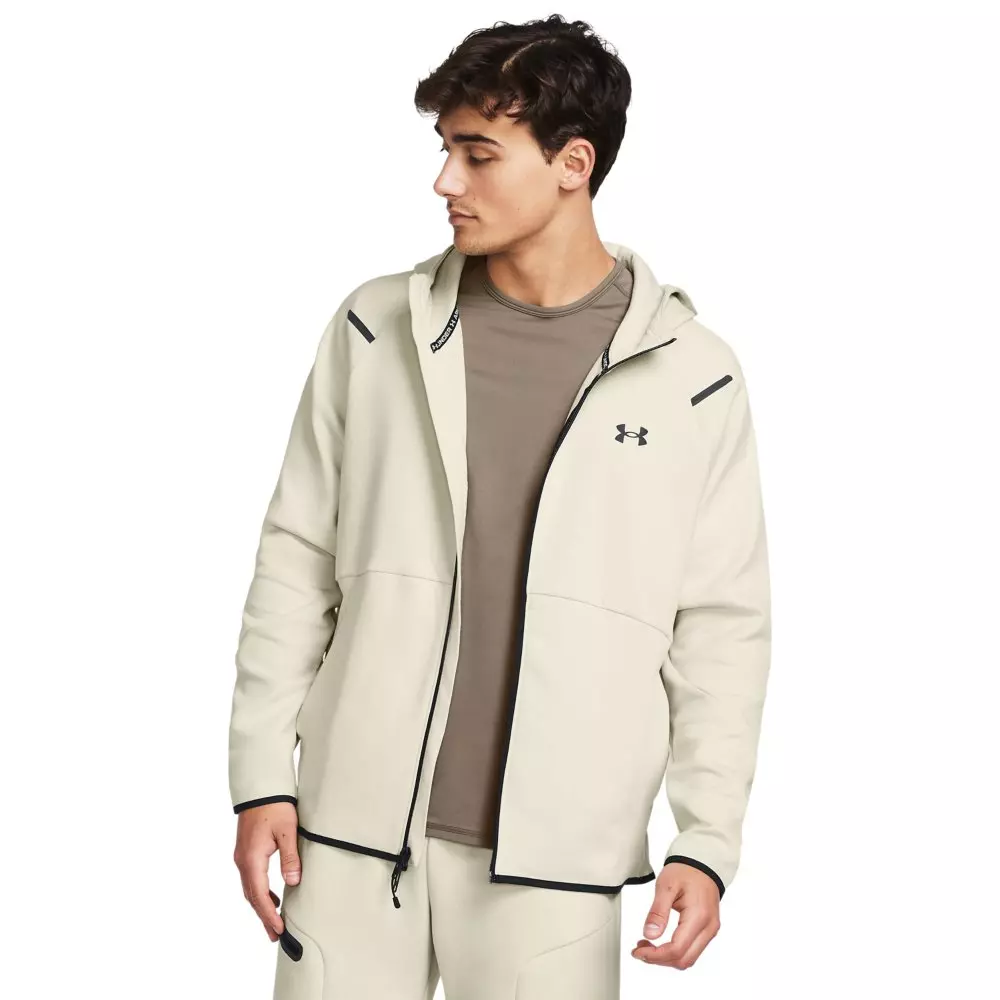 Under armour jacket men sales beige